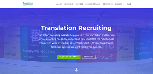 TranslationRecruiting.com (web thumbnail)